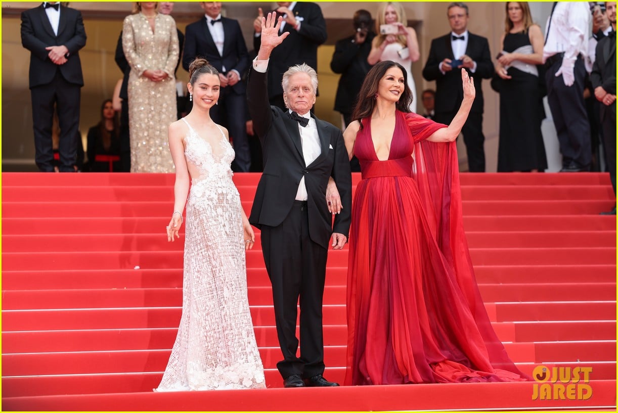 Carys Zeta Douglas Makes Glamorous Arrival at Cannes 2023 Opening