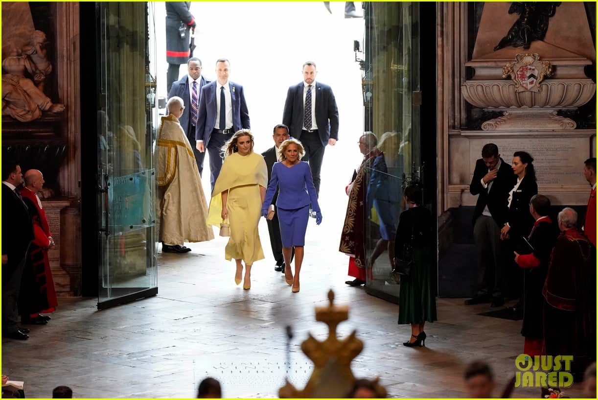 Finnegan Biden Looks So Chic in Yellow Dress at King Charles