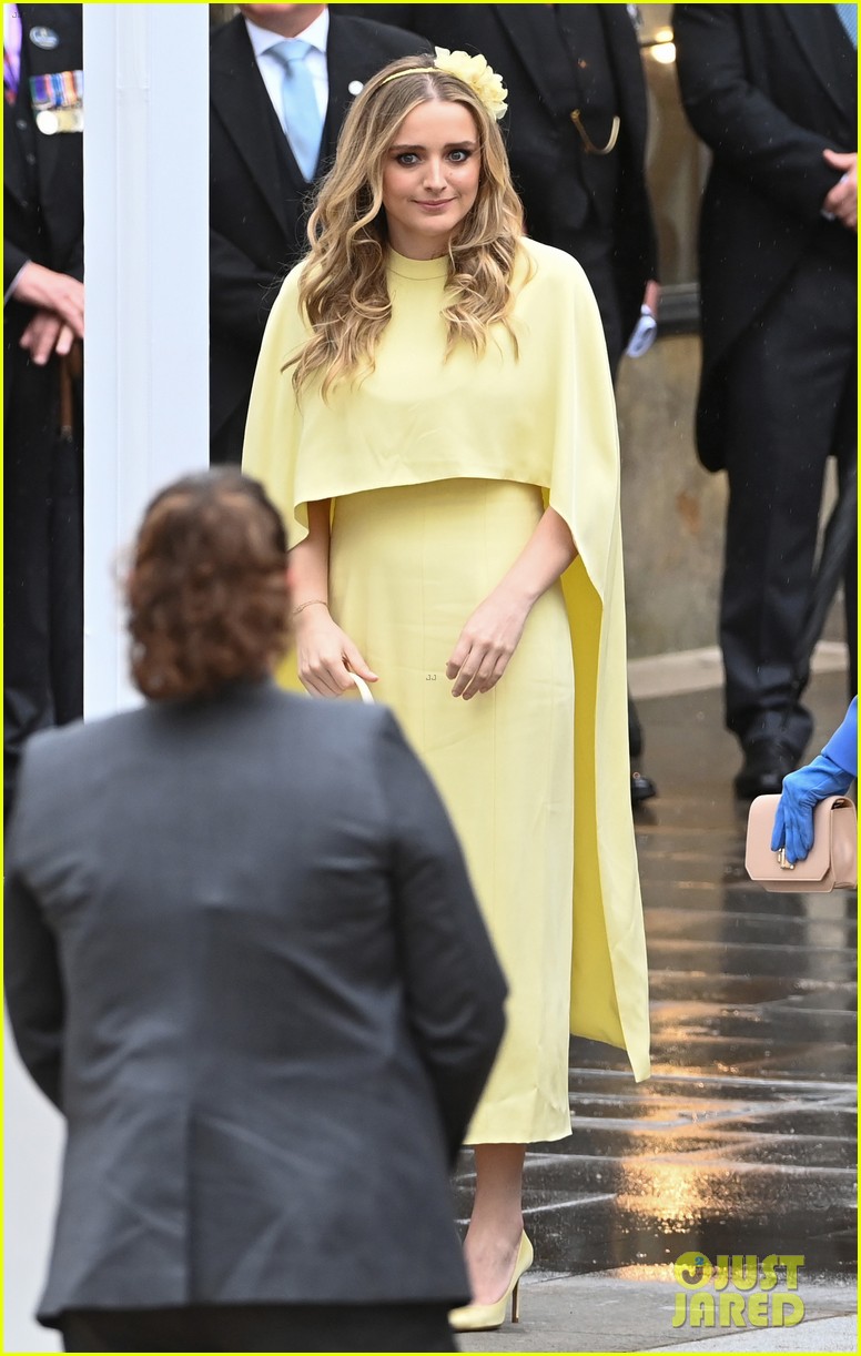 Finnegan Biden Looks So Chic in Yellow Dress at King Charles