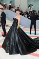 lily james black leather gown to met gala 02