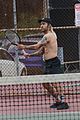 pete wentz goes shirtless tennis 51