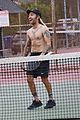 pete wentz goes shirtless tennis 53