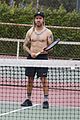 pete wentz goes shirtless tennis 58