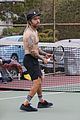 pete wentz goes shirtless tennis 60