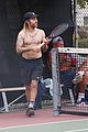 pete wentz goes shirtless tennis 66