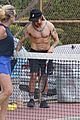 pete wentz goes shirtless tennis 68