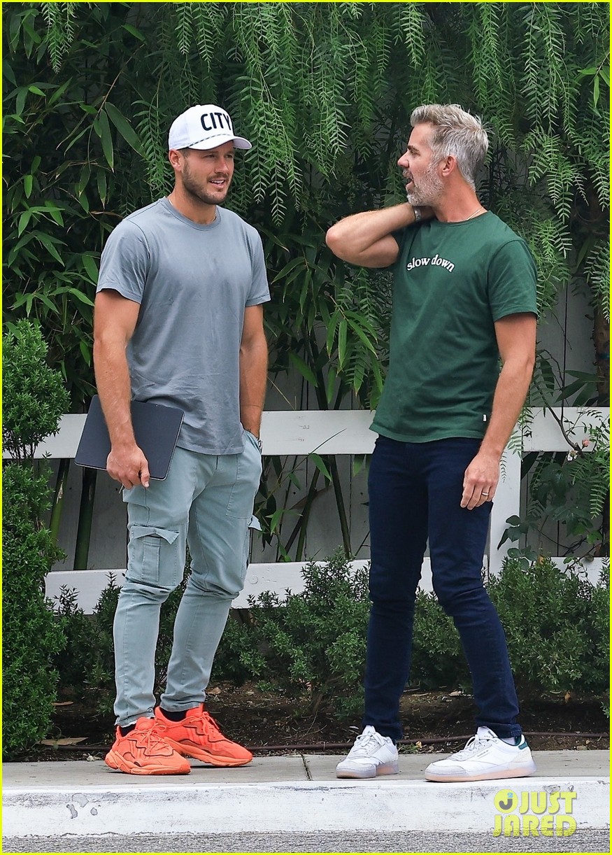 Colton Underwood & Husband Jordan C. Brown Grab Lunch in WeHo After
