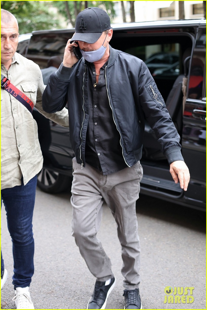 Leonardo DiCaprio & Tobey Maguire Wear Matching Jewelry During Paris