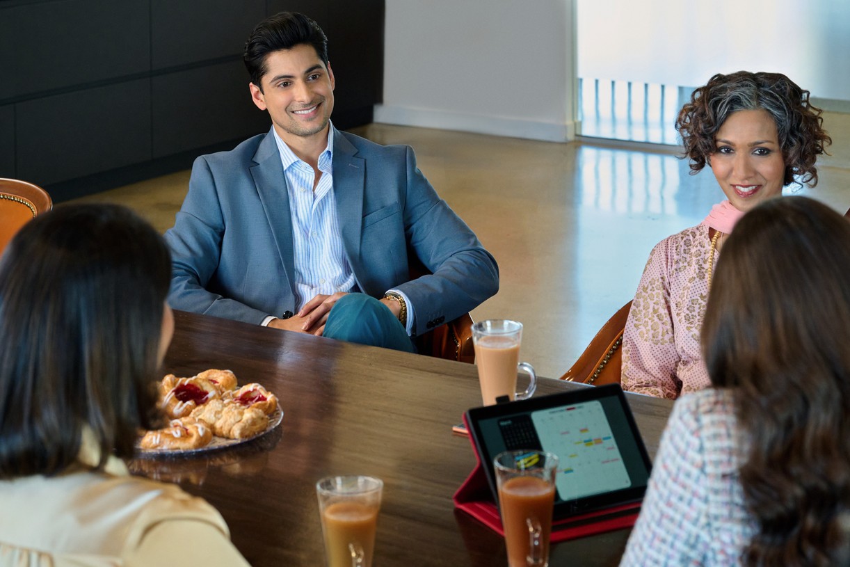 Eva Bourne & Rushi Kota Talk Bringing First South Asian Romance To Hallmark Channel in 'Make Me A Match': Photo 4947899 | Eva Bourne, Exclusive, Hallmark Channel, Interview, Rushi Kota Photos - Vimarsana News