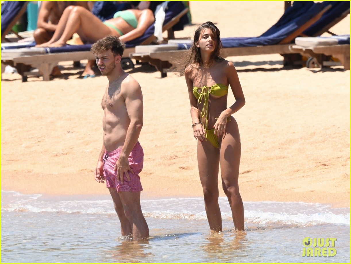 F1's Pierre Gasly & Girlfriend Kika Cerqueira Gomes Pack On The PDA