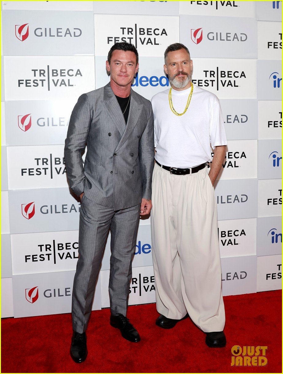 Luke Evans Gets Support from Boyfriend Fran Tomas at 'Our Son' Premiere