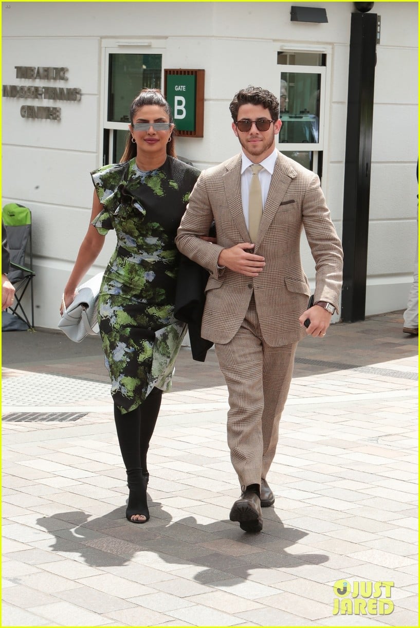 Photo nick jonas priyanka chopra attend wimbledon 07 Photo 4955501