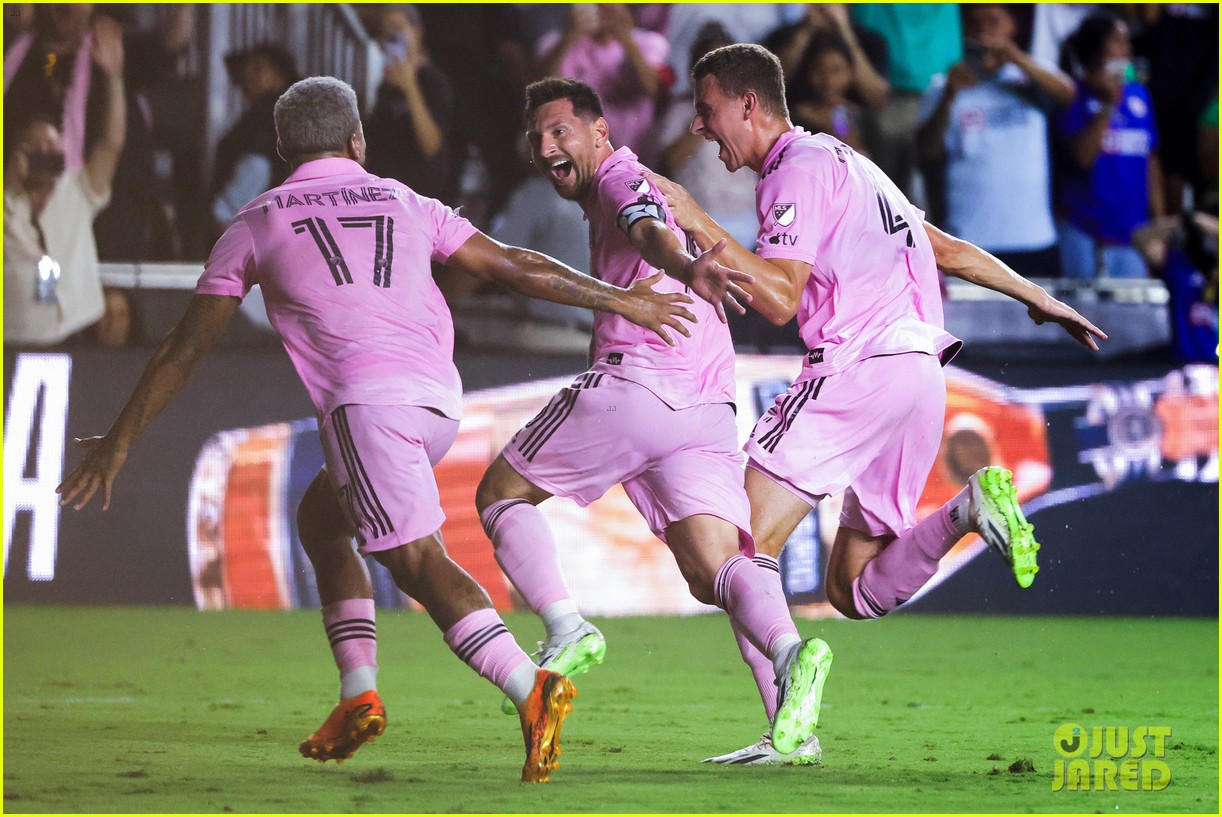 Photo lionel messi debut inter miami winning game goal 24 Photo