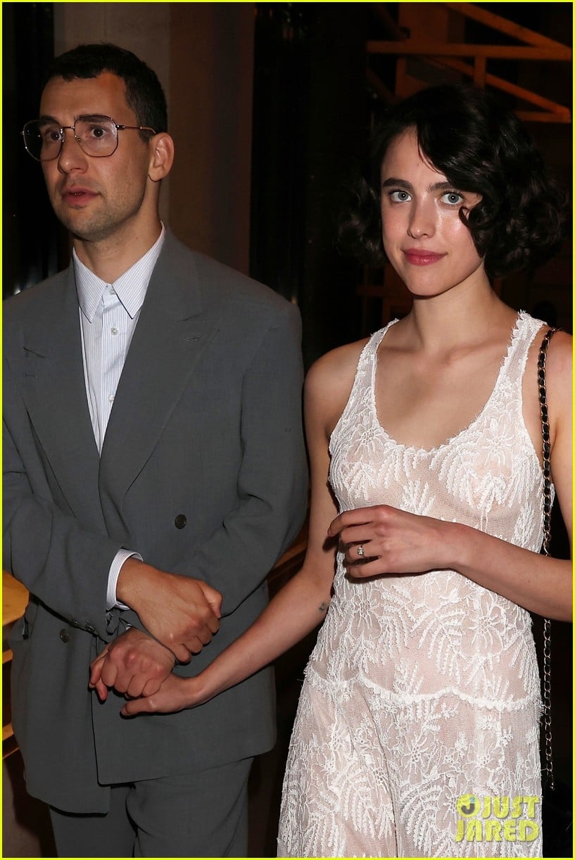 Margaret Qualley and Fiance Jack Antonoff Hold Hands During Night Out