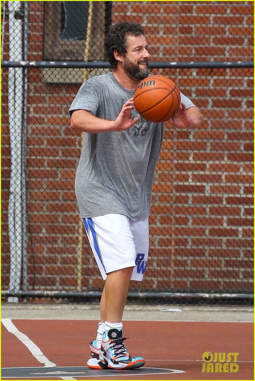 Timothee Chalamet Reunites with Adam Sandler to Play Basketball on a