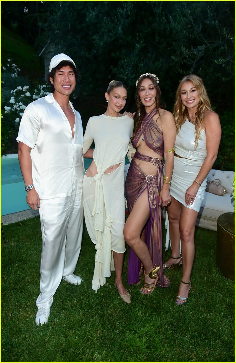 Gigi Hadid Helps Her Sister Alana Celebrate Her 40th Birthday Alongside