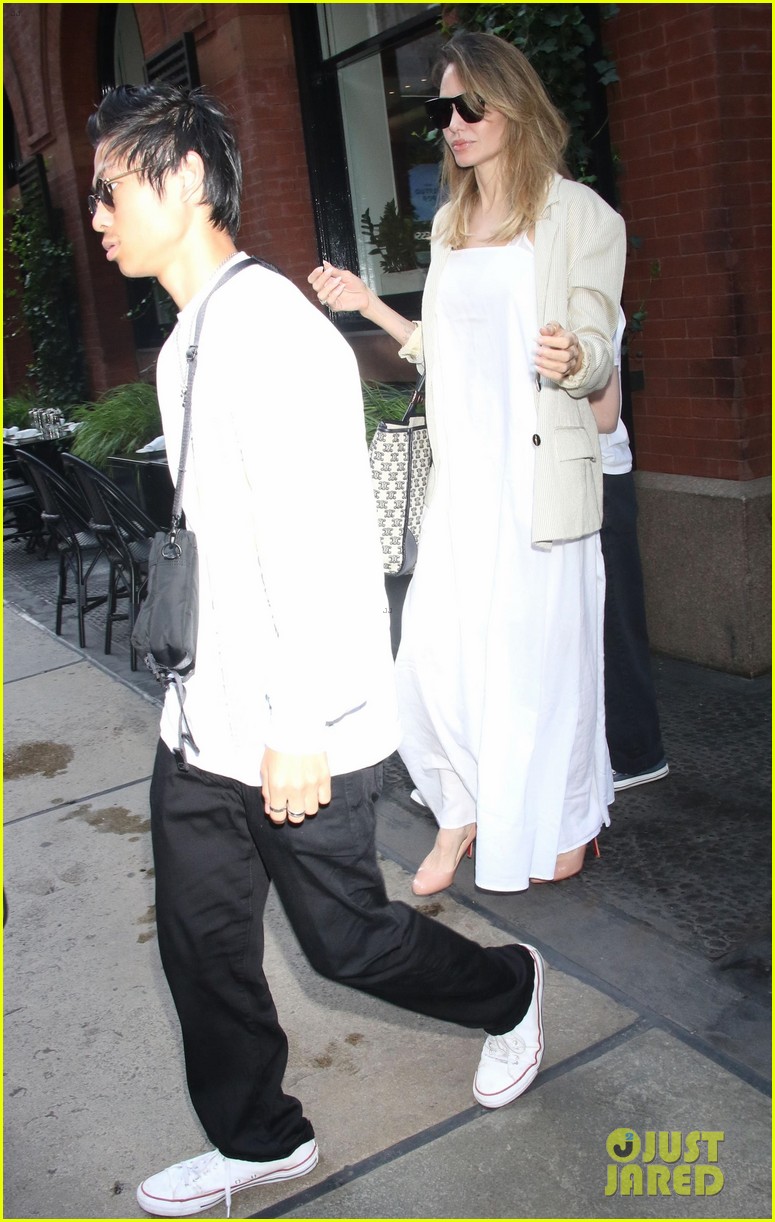 Angelina Jolie & Son Pax Spend the Day Together in NYC Photo 4961580