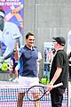 roger federer tennis clinic nyc uniqlo 01
