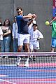 roger federer tennis clinic nyc uniqlo 02