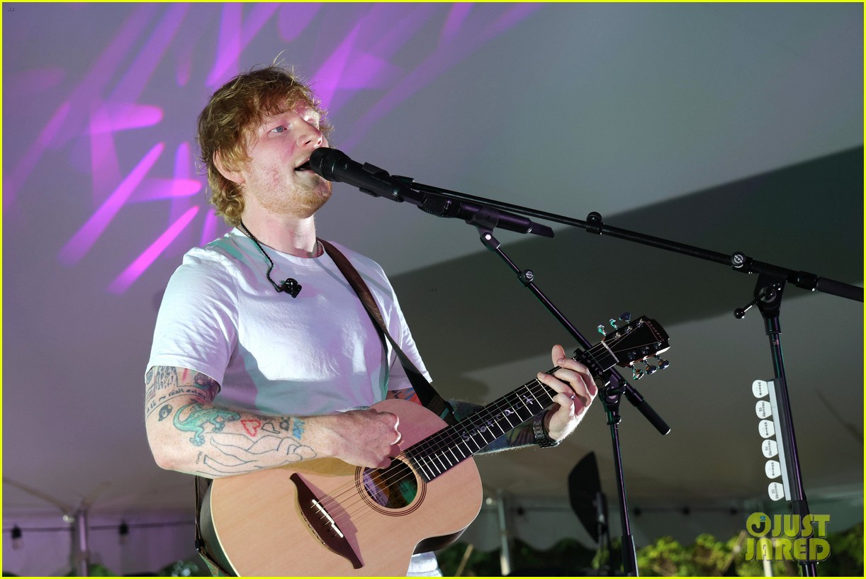 Ed Sheeran Performs Private SiriusXM Concert in the Hamptons for a Star
