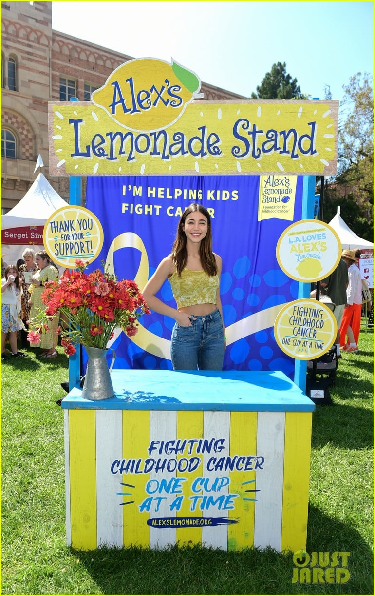 Photo dakota fanning elle fanning la lemonade stand event 26 Photo