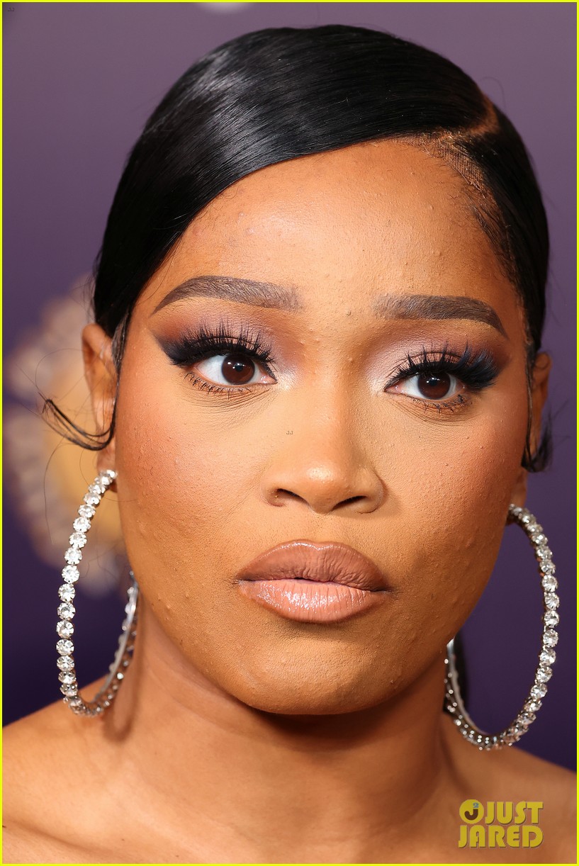 Keke Palmer Wows in Black Sparkling Dress at Music in Action Awards