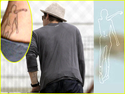 Brad Pitt's Arm Tattoo = Otzi the Iceman