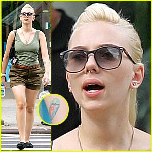 hensynsløs væske Vær modløs Scarlett Johansson's Nose Ring — Back in Full Force | Scarlett Johansson |  Just Jared: Celebrity Gossip and Breaking Entertainment News
