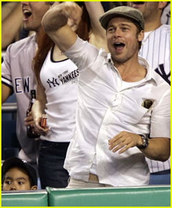 Jane Austen længde pension Brad Pitt & Maddox: Let's Go Yankees! | Angelina Jolie, Brad Pitt,  Celebrity Babies, Maddox Jolie Pitt | Just Jared: Celebrity News and Gossip  | Entertainment