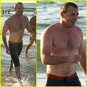 Guy Ritchie is Shirtless.