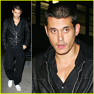 John Mayer is All Dressed in Black | John Mayer : Just Jared ...