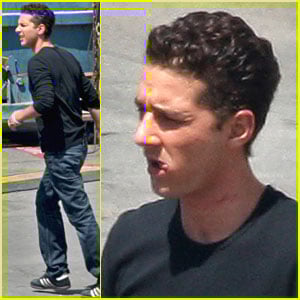 Shia LaBeouf Shows Transformers Tongue | Shia LaBeouf : Just Jared