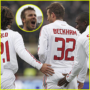 David Beckham’s Butt Gets Squeezed | David Beckham : Just Jared