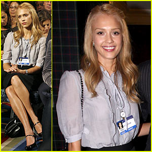 Jessica Alba Hears Out Clinton Global Initiative Alicia Keys, Jessica