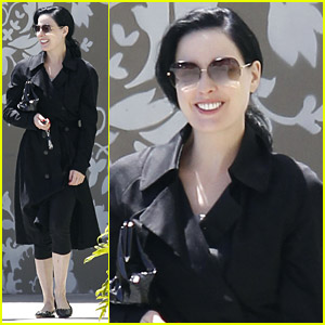 dita von teese trench coat