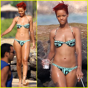 Alegaciones erupción mosaico Rihanna: Bikini Hot in Hawaii! | Rihanna | Just Jared
