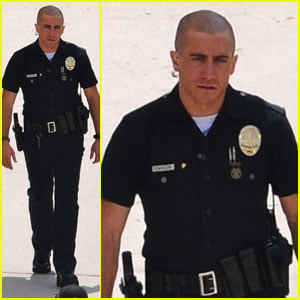 Jake Gyllenhaal: Shaved Head for 'End of Watch'