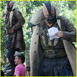 Tom Hardy: On Set As Bane for 'The Dark Knight Rises!'