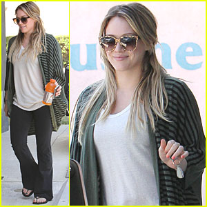 Hilary Duff: Pumped for Pilates Hilary Duff, Pregnant Celebrities