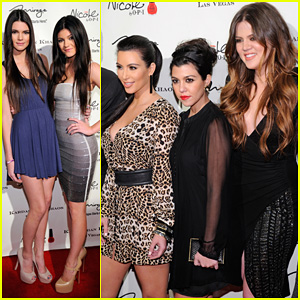 The Kardashian Family Celebrate Kardashian Khaos Opening | Kendall