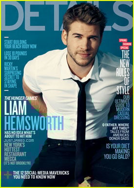Liam Hemsworth Covers ‘Details’ March 2012 | Liam Hemsworth, Magazine