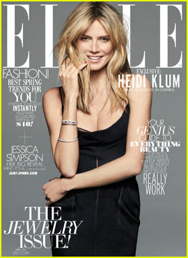 Heidi Klum Covers ‘Elle’ April 2012 – Exclusive | Exclusive, Heidi Klum