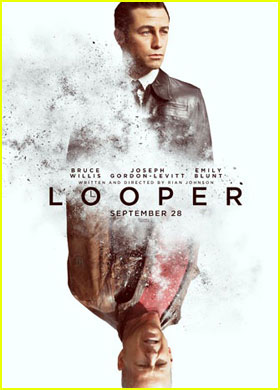 Joseph Gordon-Levitt & Bruce Willis: 'Looper' Poster!