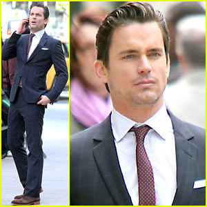 Matt Bomer: ‘White Collar’ Set! | Matt Bomer : Just Jared
