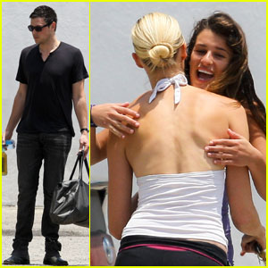 Lea Michele: 'I Love Working With Cory'