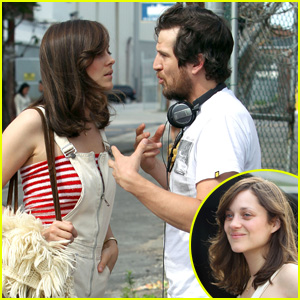 Marion Cotillard Guillaume Canet Blood Ties Set Guillaume Canet Marion Cotillard Just Jared