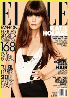 Katie Holmes Talks Tom Cruise in 'Elle' Magazine's August Issue