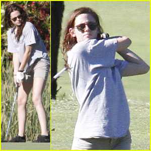 Kristen Stewart: Golfing Gal!