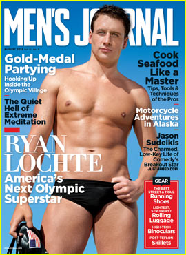 Olympic Swimmer Ryan Lochte: Shirtless for 'Men's Journal'!