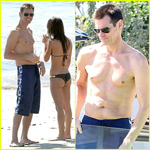 Jim Carrey: Shirtless Saturday In Malibu! 